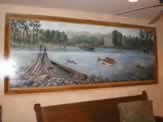 Lake Fishing Doctors Lobby Office Mural