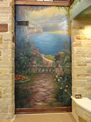 Mediterranean Lake View Mural (Right Side)